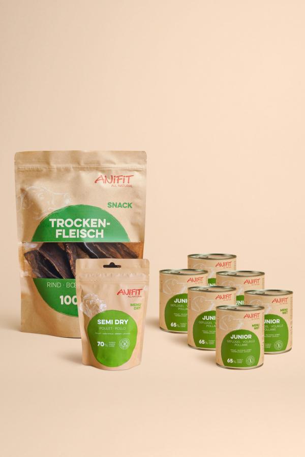 Set de nourriture humide pour chiots L-XXL